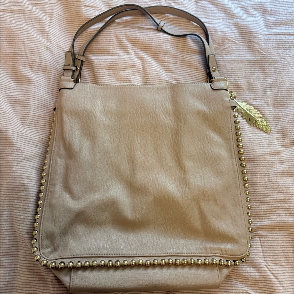 Jessica Simpson Studded Hobo Shoulder Bag